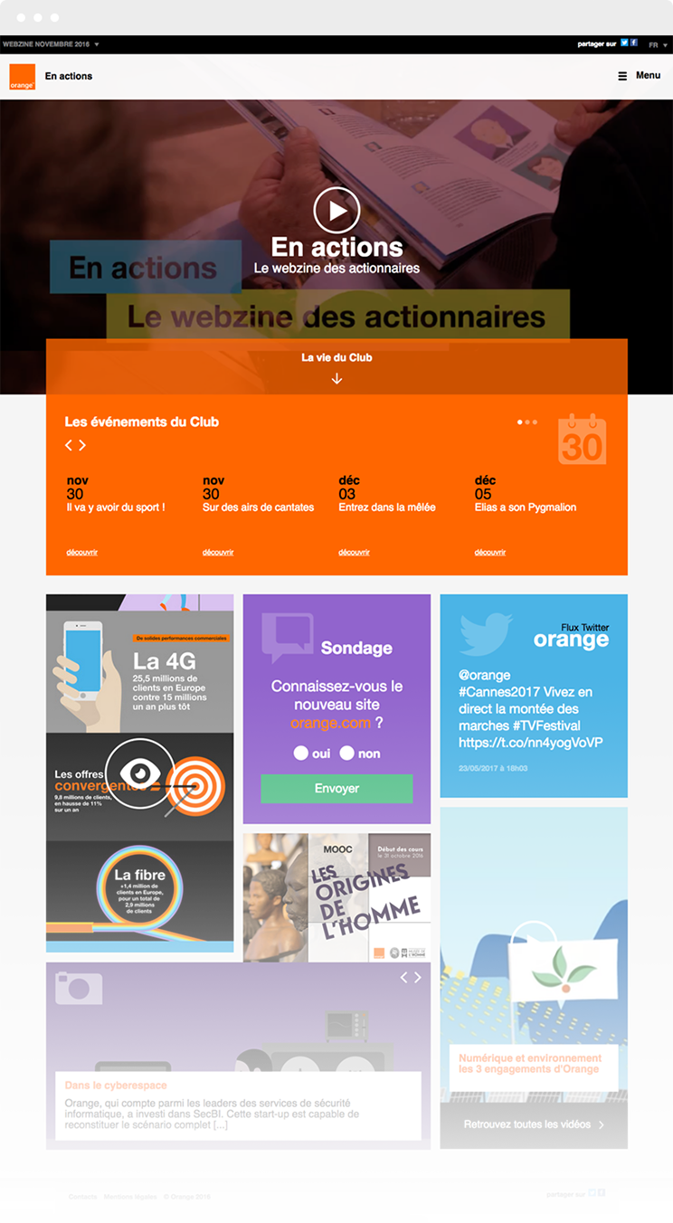 webzine orange vue desktop